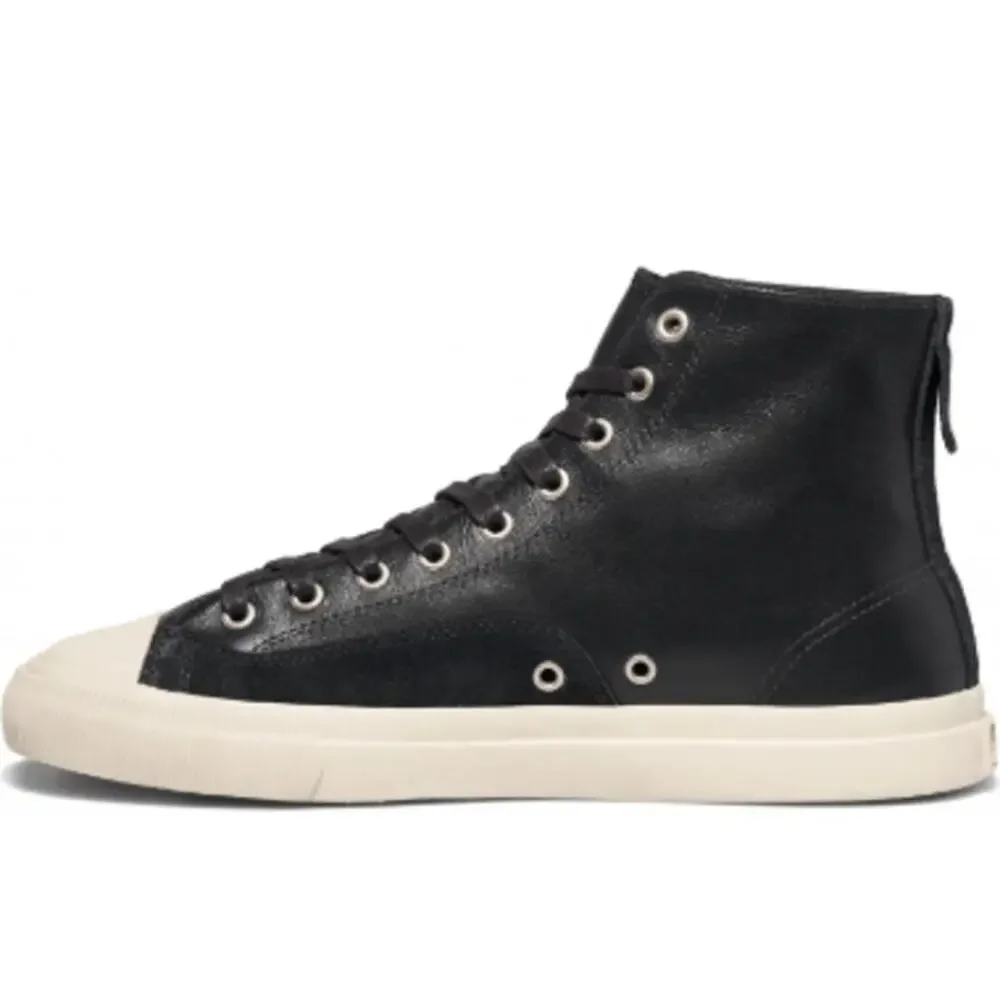 P.F. Flyers Black Sea Salt All-American High-Top Luxe Sneakers Size M 11 W 12.5 - Picture 12 of 12